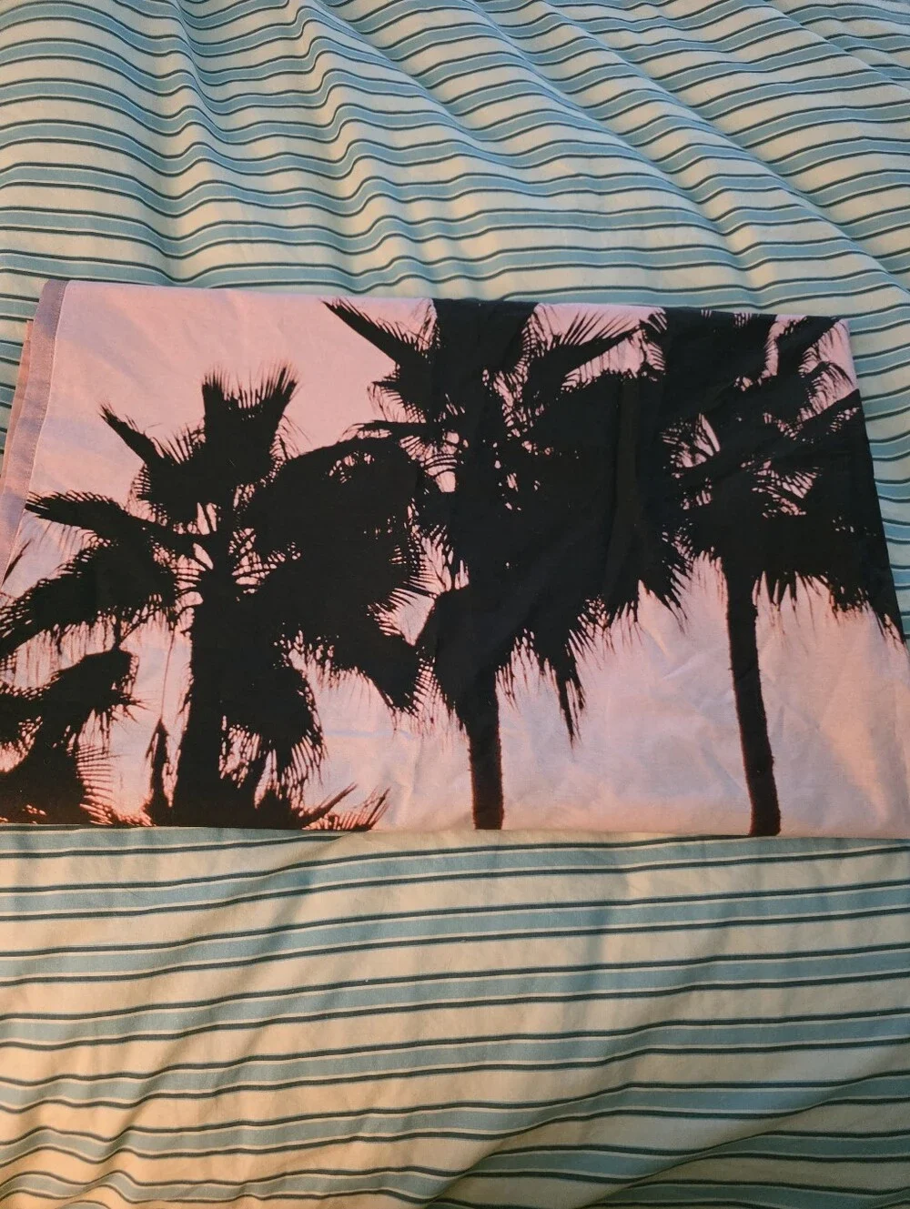 Pottery Barn Palm Tree Sunswt Tapestry